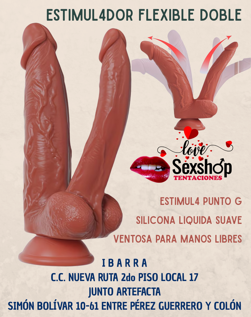 Dildo Doble penetración