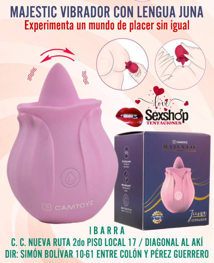 Vibrador lengua juna