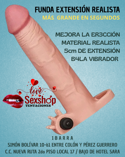Funda Extensión vibrador