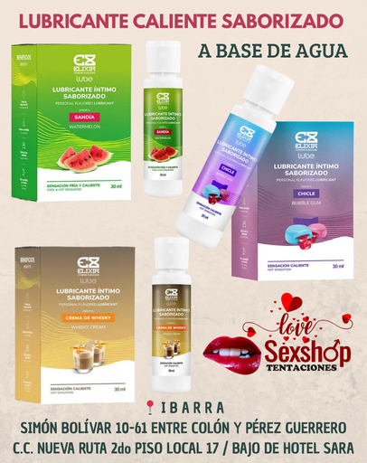 Lubricante efecto Calor y Saborizado