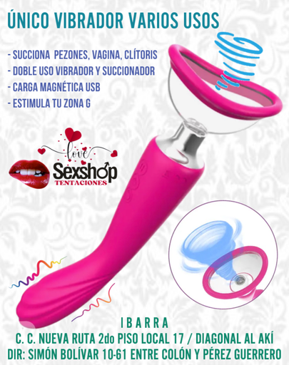 Succionador clitoris y penetrador