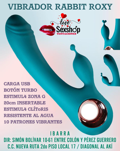 Vibrador Rabbit verde OFERTA