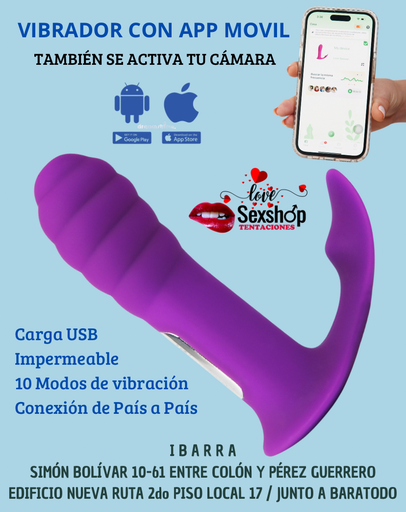 Vibrador zona G con App