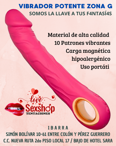 Potente vibrador Zona G